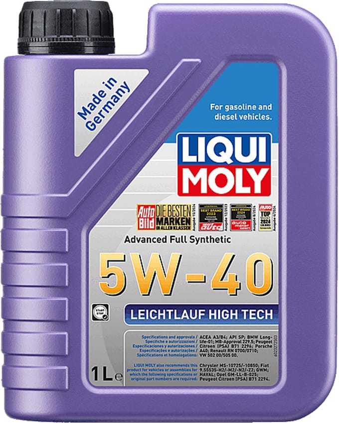 Liqui Moly Leichtlauf High Tech 5w40 Motorolie 1 liter