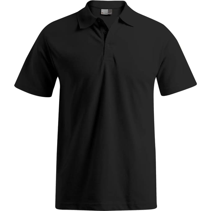 Herenpolo 'Promodoro' met korte mouwen Black - M