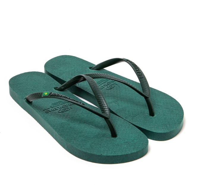 BRASILERAS Slippers damen-groente -40-41