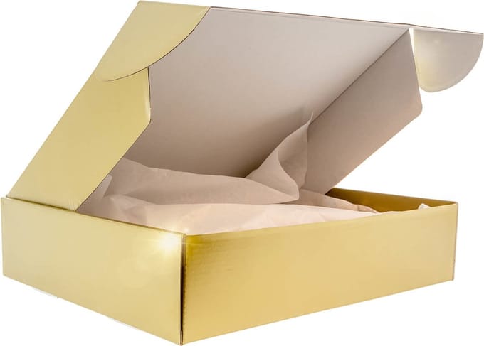25x postdozen Goud 350x280x80mm