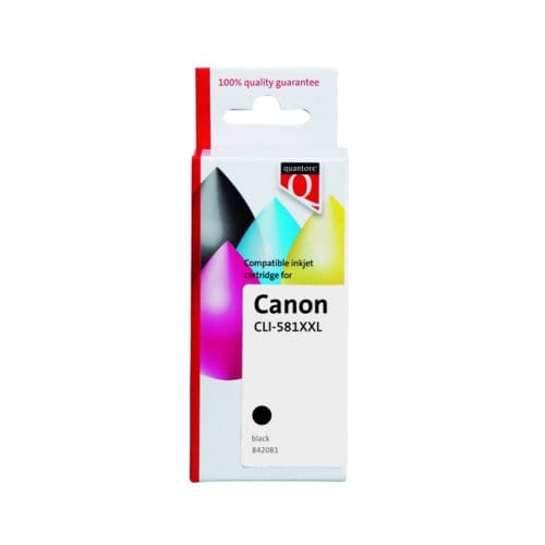 Inktcartridge Quantore alternatief tbv Canon CLI-581XXL pigment zwart