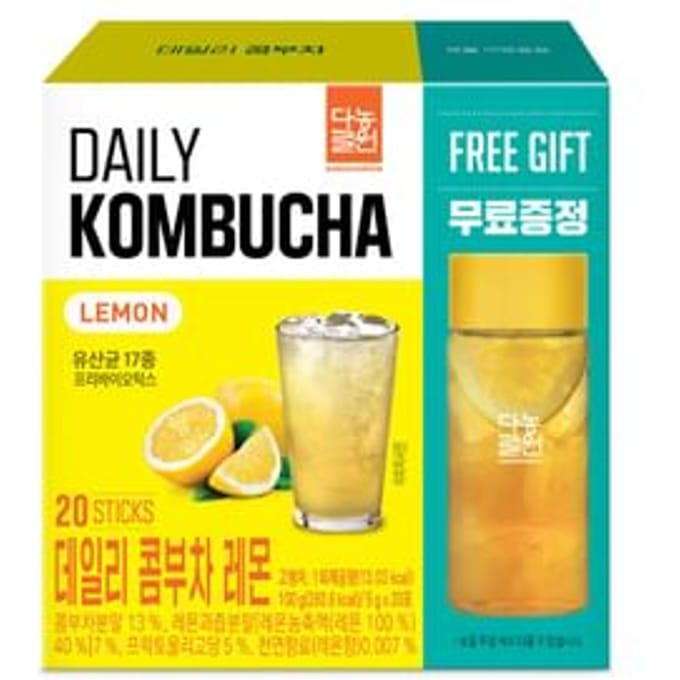 Daily Kombucha - 14 Types 2026 Version - Lemon
