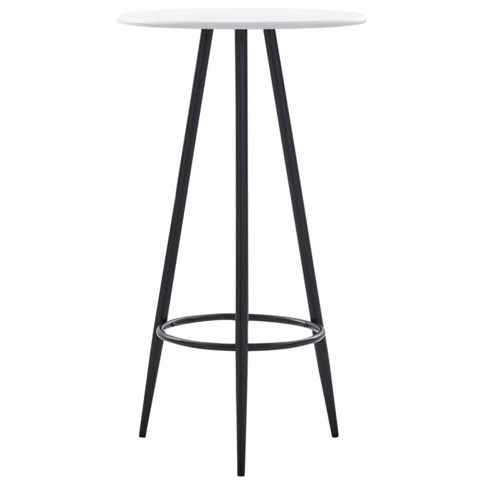 vidaXL - Bartafel - 60x107,5 - cm - MDF - wit