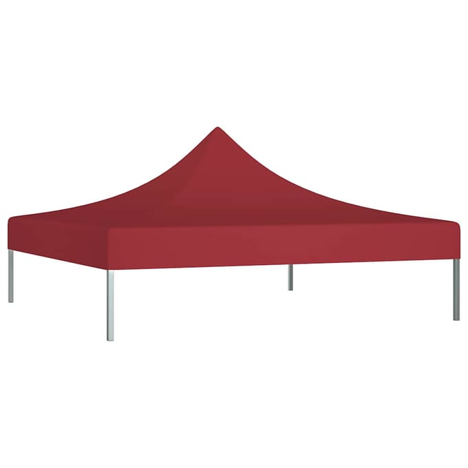 vidaXL - Partytentdak - 270 - g/m² - 3x3 - m - bordeauxrood
