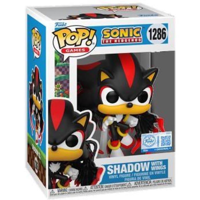 POP! Figures ! Games Sonic - Shadow w/Wings 1286 Speelpoppen Poppetjes en figuren