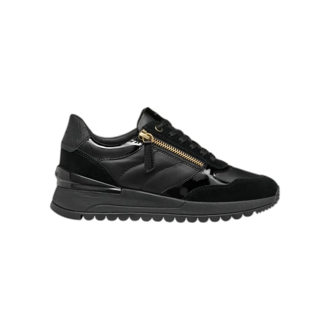 GEOX DESYA DAMES Sneakers - ZWART - Maat 40