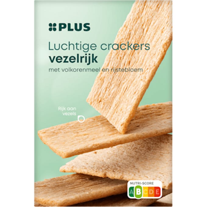 Luchtige crackers Vezelrijk