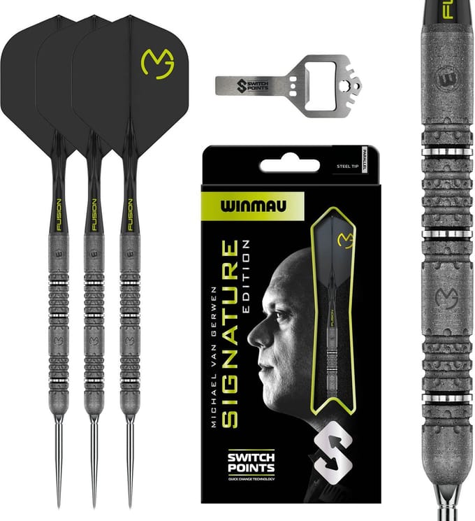 Winmau Michael van Gerwen Signature Edition Switch Point 90% - Dartpijlen