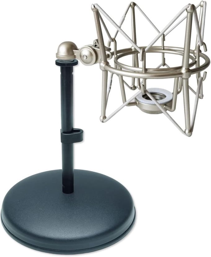 Microfoon Shock Mount met Tafelstatief voor Vibratie-isolatie