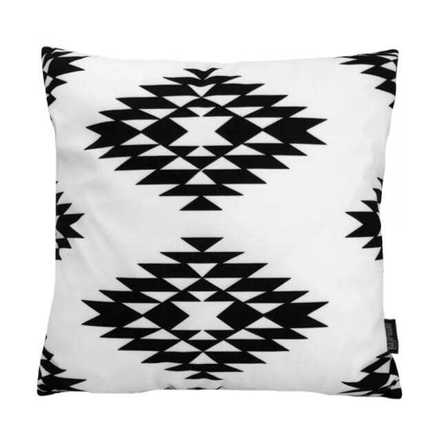 Ava Aztec 1 Kussenhoes | Katoen/Polyester | 45 x 45 cm | Zwart/Wit