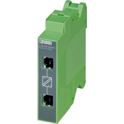Phoenix Contact FL ISOLATOR 1000-RJ/RJ Netwerkscheider Aantal ethernet-poorten 2