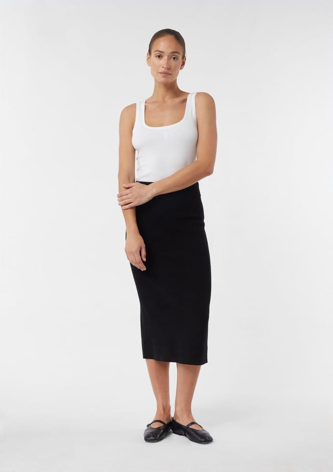 Comma  Skirts Black Größe: 34 | Midiröcke Outlet | Damen | Schwarz