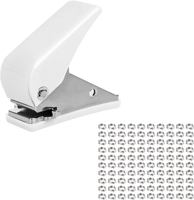 Dart Stanzen Set met 100 Metalen Ringen - Lichtgewicht Dart Accessoire