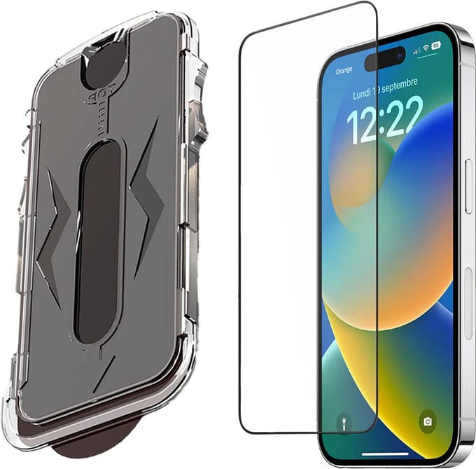 Screenprotector - Geschikt voor iPhone 15 Plus Tempered Glass screen protector - Extra Sterk - beschermglas