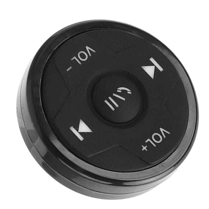 Bluetooth Afstandsbediening Kit Eenvoudig Koppelen voor IOS voor Android Media Knop Afstandsbediening voor Fiets Motorfiets Stuur black