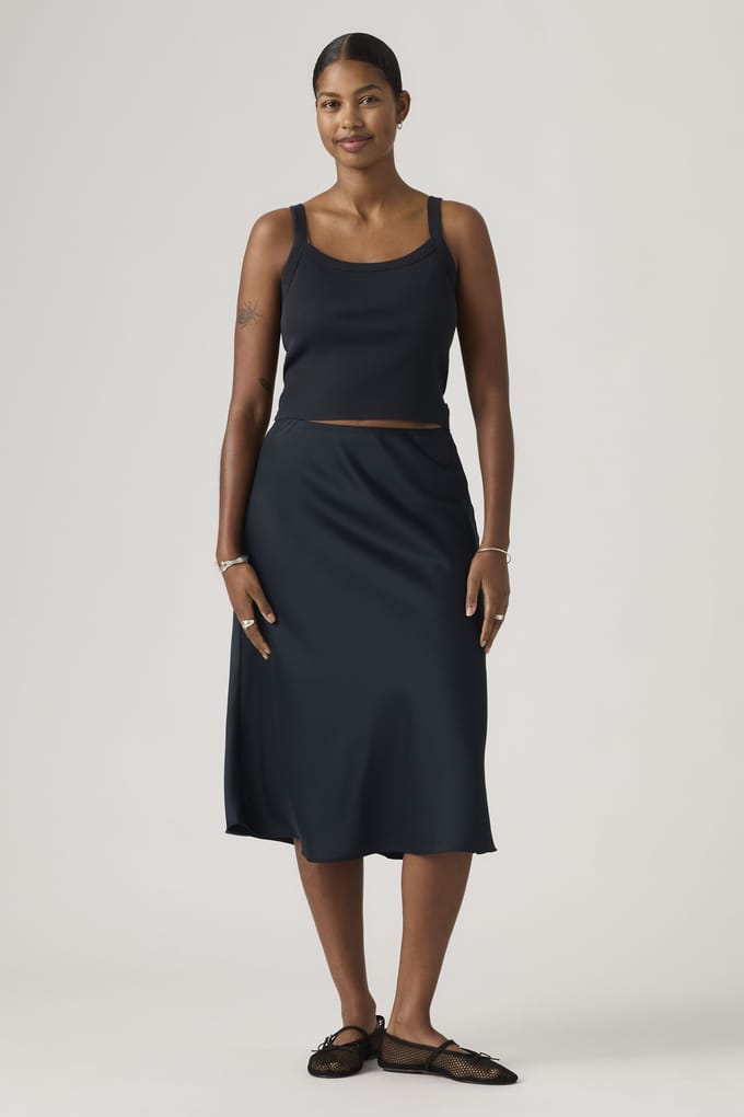 Levi's Ariel Midi Slip Skirt Taglia: S | Minigonne Outlet | Donna