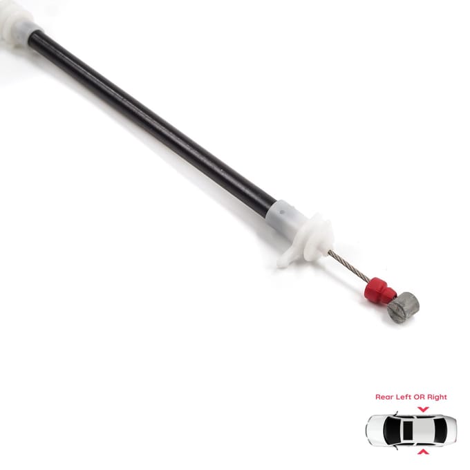 BDP1567 Buitenste Handgreephouder Achterdeur Ontgrendelingskabel 220 mm Voor BMW X5 E53 2000-2006 51228243635 51228243636