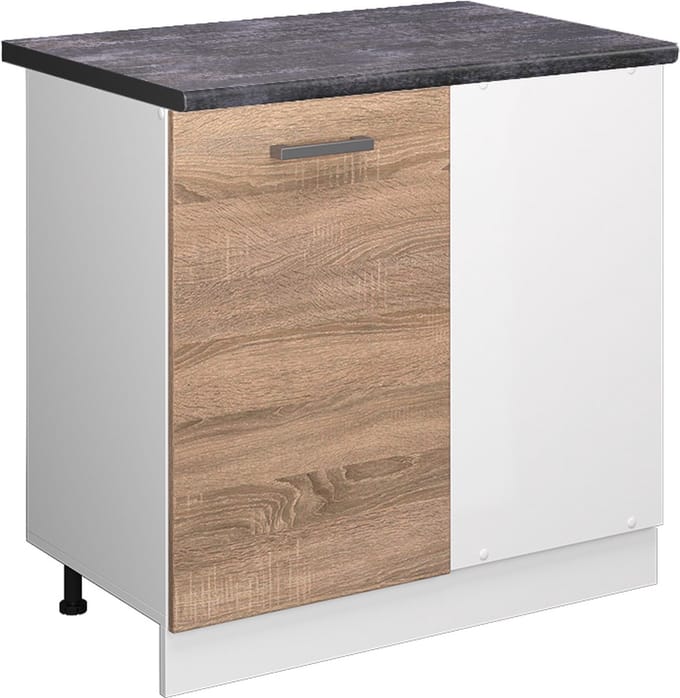 Vicco R-Line Hoekkast – 86 cm, WB Antraciet Sonoma