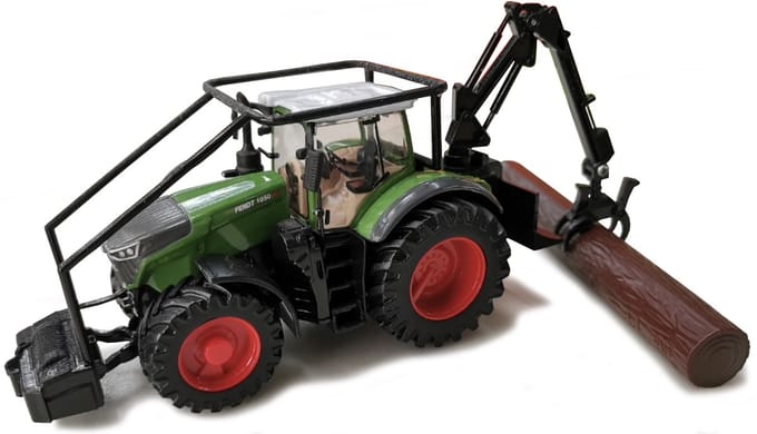 Bburago Fendt 1050 - Modelauto - Schaal 10 CM - Groen/Wit/Rood
