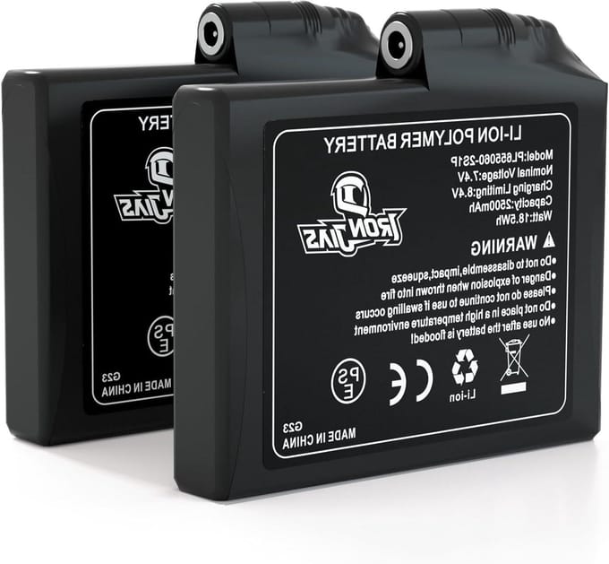 Oplaadbare Batterij - Accu Set - Verwarmde Kleding - UN38.3 Gecertificeerd - 2500 mAh - Zwart