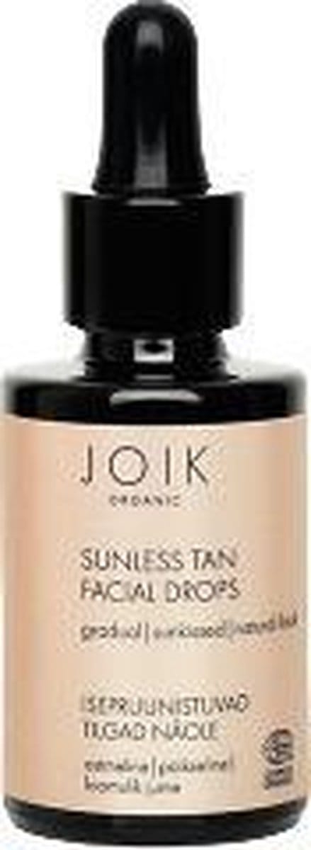 Joik Gezichtsdruppels Sunless Tan Vegan Dames 30 Ml Bruin