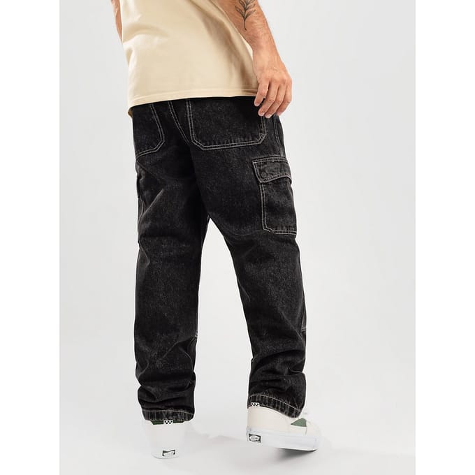 Empyre Sk8 Denim Cargo Jeans zwart