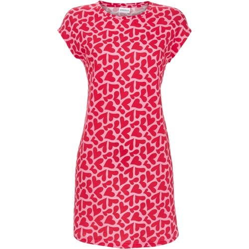 Roze hartjes nachthemd Ringella - Rood - Maat - 44