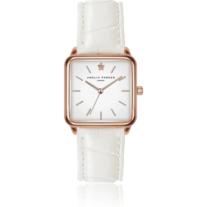 Dameshorloge Amelia Parker Bay White Croco