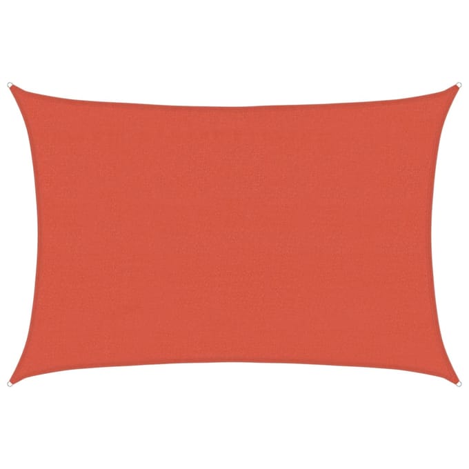 vidaXL - Zonnezeil - 160 - g/m² - 4x5 - m - HDPE - terracottakleurig