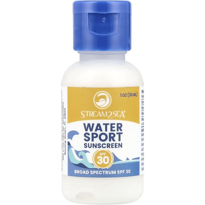 Stream2Sea, Water Sports Sunscreen, Spf 30, 30Ml(1Oz) yellow