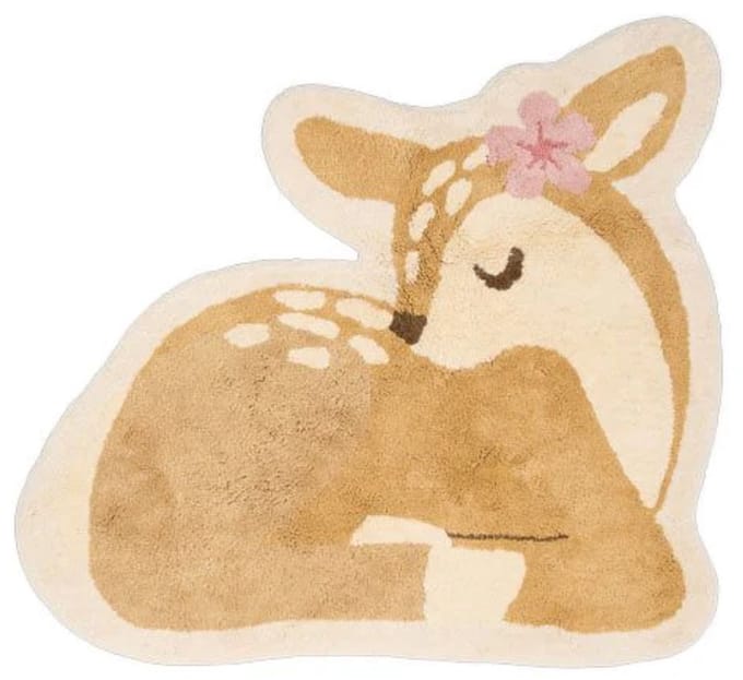 Vloerkleed hert - Beige - Fairy Garden