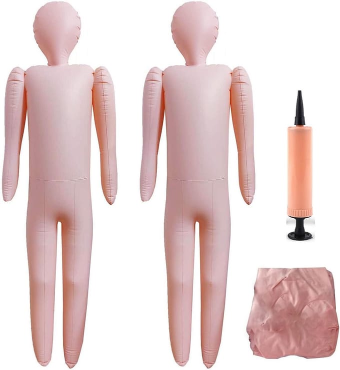 Opblaasbaar Mannequin Lichaam 152 cm voor Halloween Kostuums en Decoratie