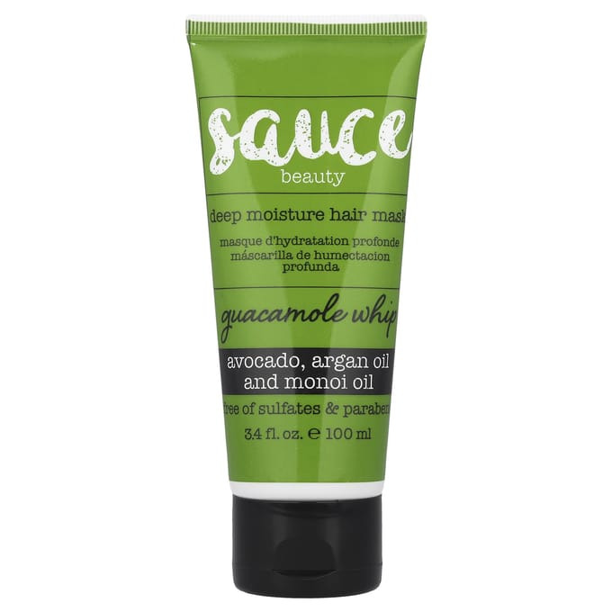 Sauce Beauty, Masque Capillaire Hydratation Profonde, Fouetté Avocat, 3,4 fl oz (100 ml) green