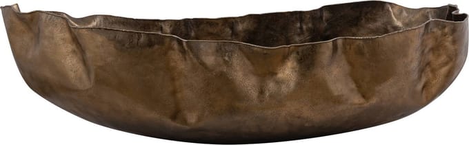 PTMD Schaal Conill - 117x84x36 cm - Aluminium - Goud