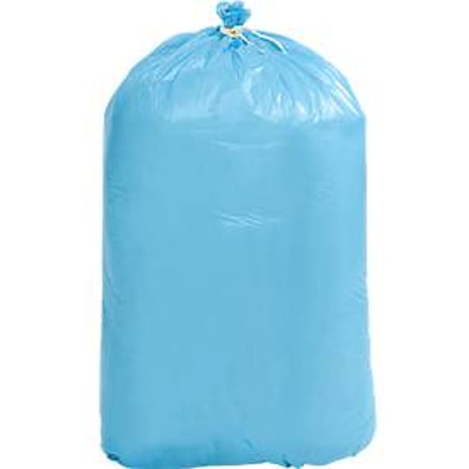 Sacs poubelle - polypropylène - 120 litres - 45 microns - bleu - 250 p.