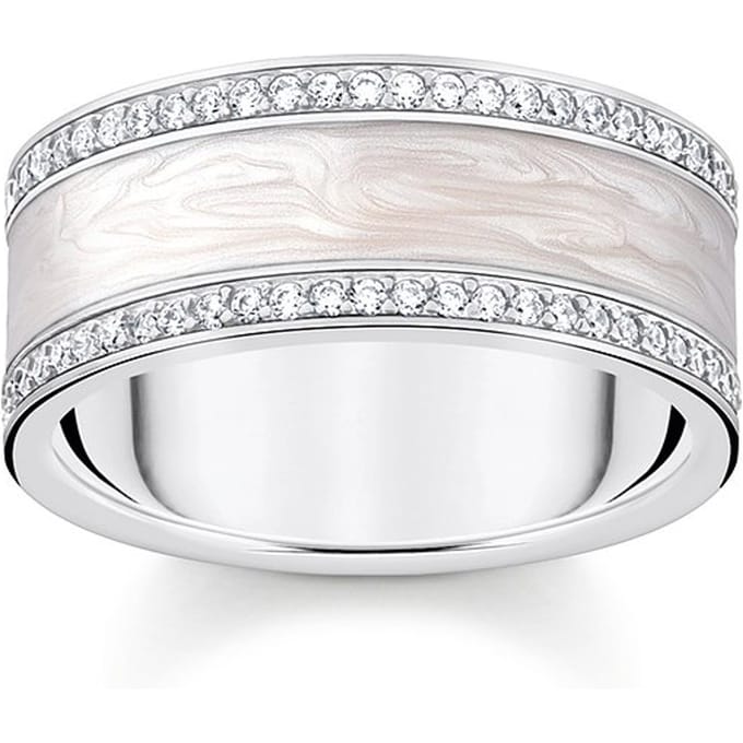 Thomas Sabo - TR2446-041-14-54 - Ring - Dames - 925er Zilver - ringmaat 54