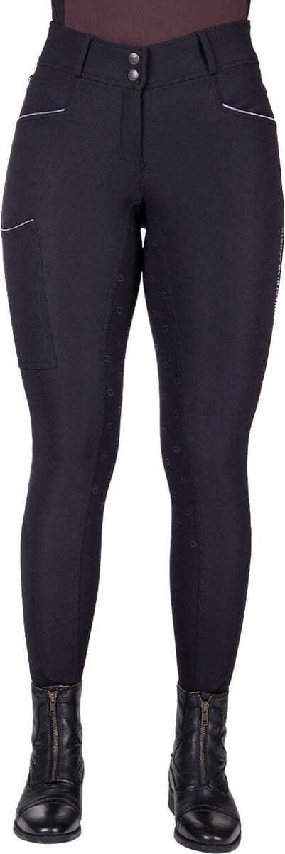 Qhp Rijbroek Julin full grip Black - 34