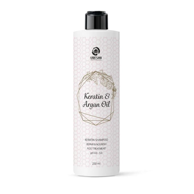 Ureshii keratine & arganolie shampoo 250ml