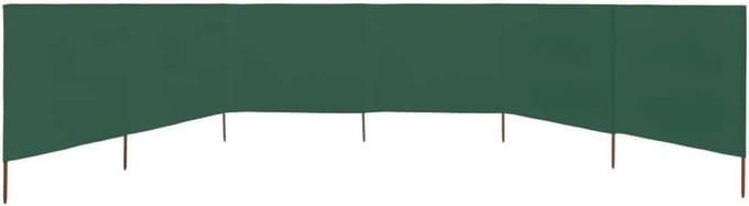 Windscherm set - Privacy scherm - Buitenruimte beschermen - Opvouwbaar ontwerp - 600 x 80 cm - Groen