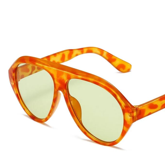 Pilot Oversized Zonnebril Goggles Dames Mode Luxe Merk Designer Zonnebrillen Heren Dames Groot Frame Trendy Tinten Uv400
