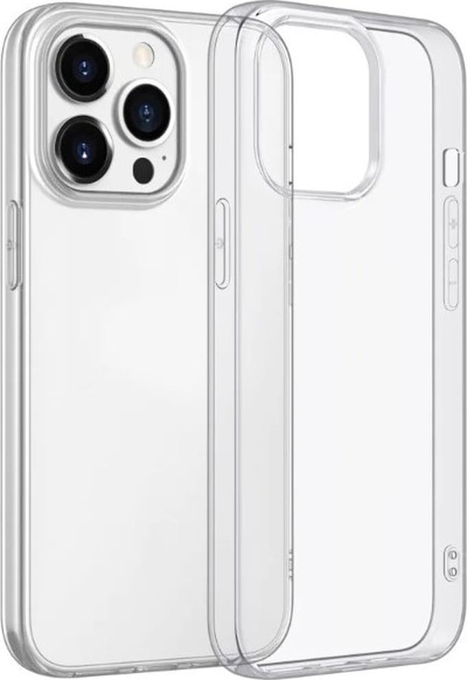 Go Go Gadget - Telefoonhoesje geschikt voor iPhone 15 Pro - Ultra dun - Shock proof - Transparant