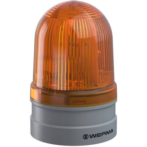 Werma Signaltechnik Signaallamp Midi TwinFLASH 12/24VAC/DC YE 261.320.70 Geel Geel 12 V/DC