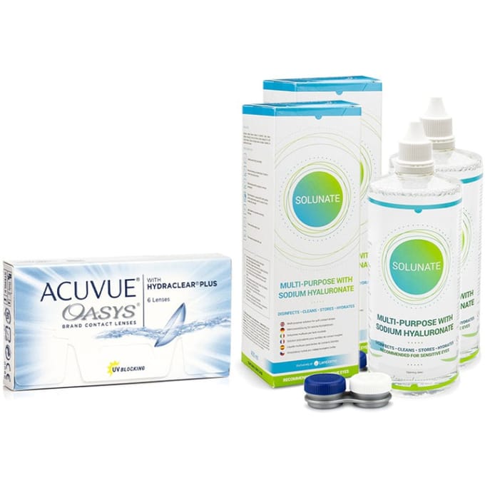 -2.50 - ACUVUE® OASYS with HYDRACLEAR® PLUS - 6 pack - Weeklenzen - BC 8.40 - Contactlenzen