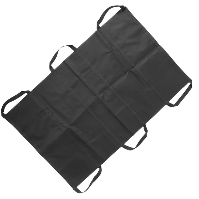 Ceinture de transfert corporel avec poignées Réutilisable Portant 120 kg Ceinture de transfert pour patients âgés black
