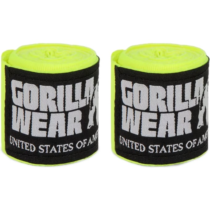 Gorilla Wear Boxing Bandage - Geel - 3m