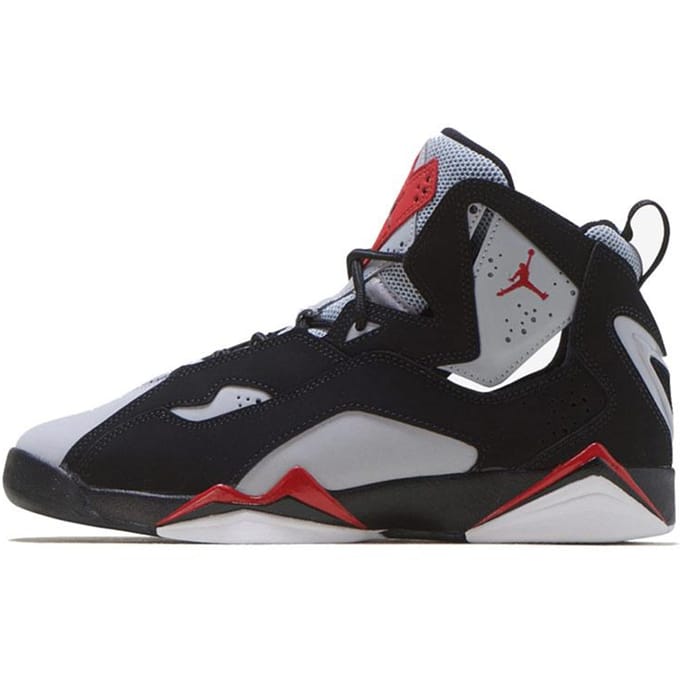 Air Jordan True Flight GS 'Noir Rouge Gris' 37.5 black