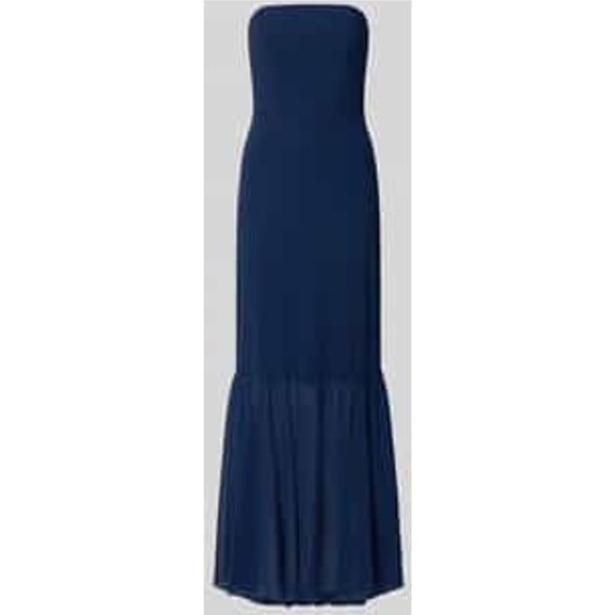 slim fit midi-jurk met rimpelingen