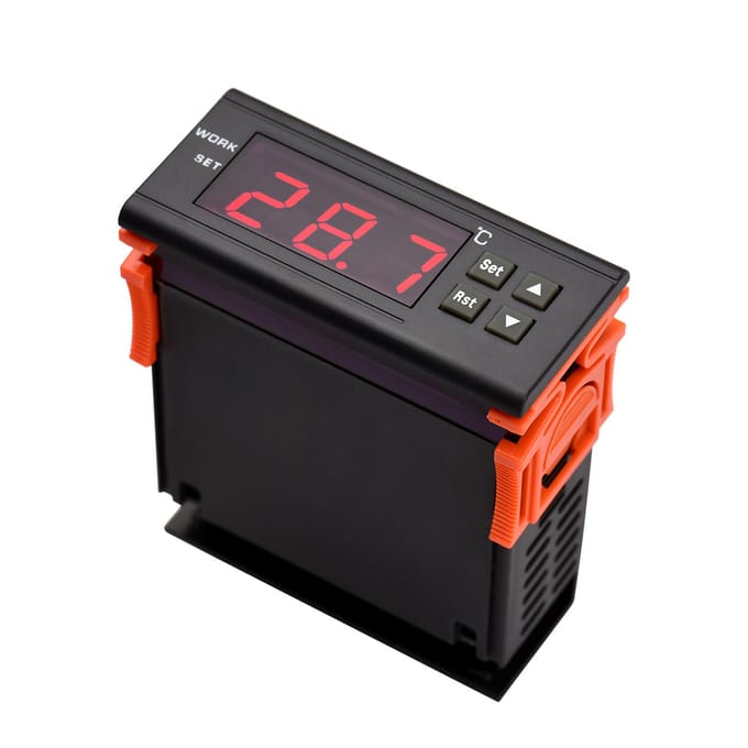 5A Digitale Temperatuurregelaar WK7016C1 Intelligente Temperatuurregelaar AC 220V Koelkast zwart