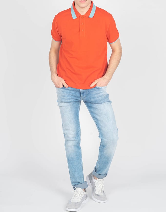 Invicta Poloshirt Mannen oranje