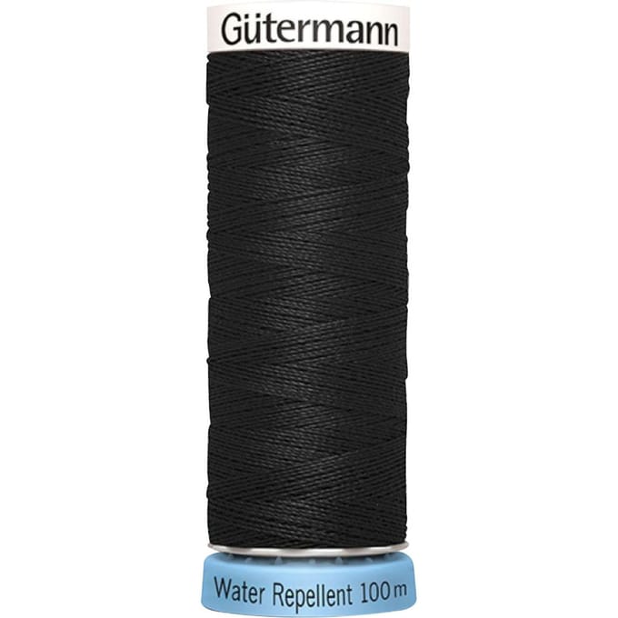 Gütermann universele naaigaren "Water Repellent" - 000 Zwart